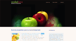 Desktop Screenshot of anabelsanz.com